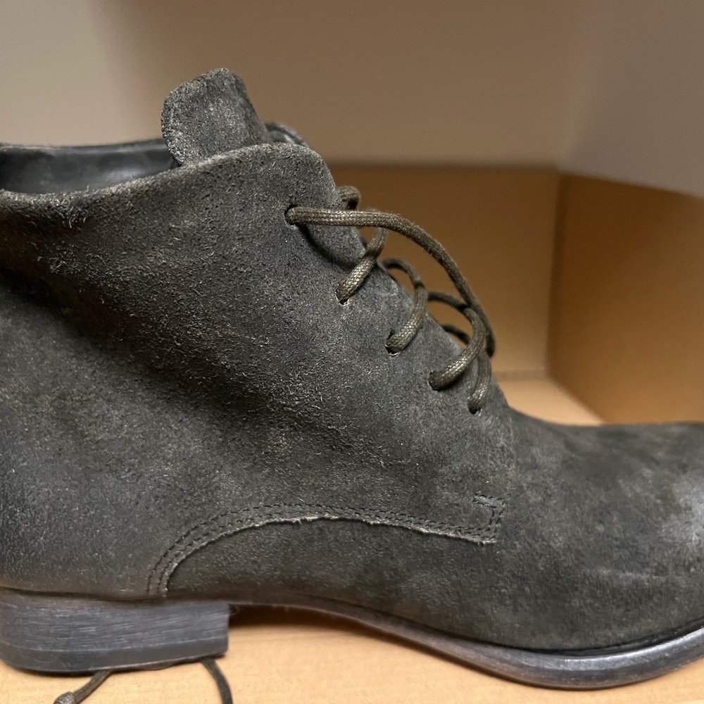 Size 36 waxed suede boot